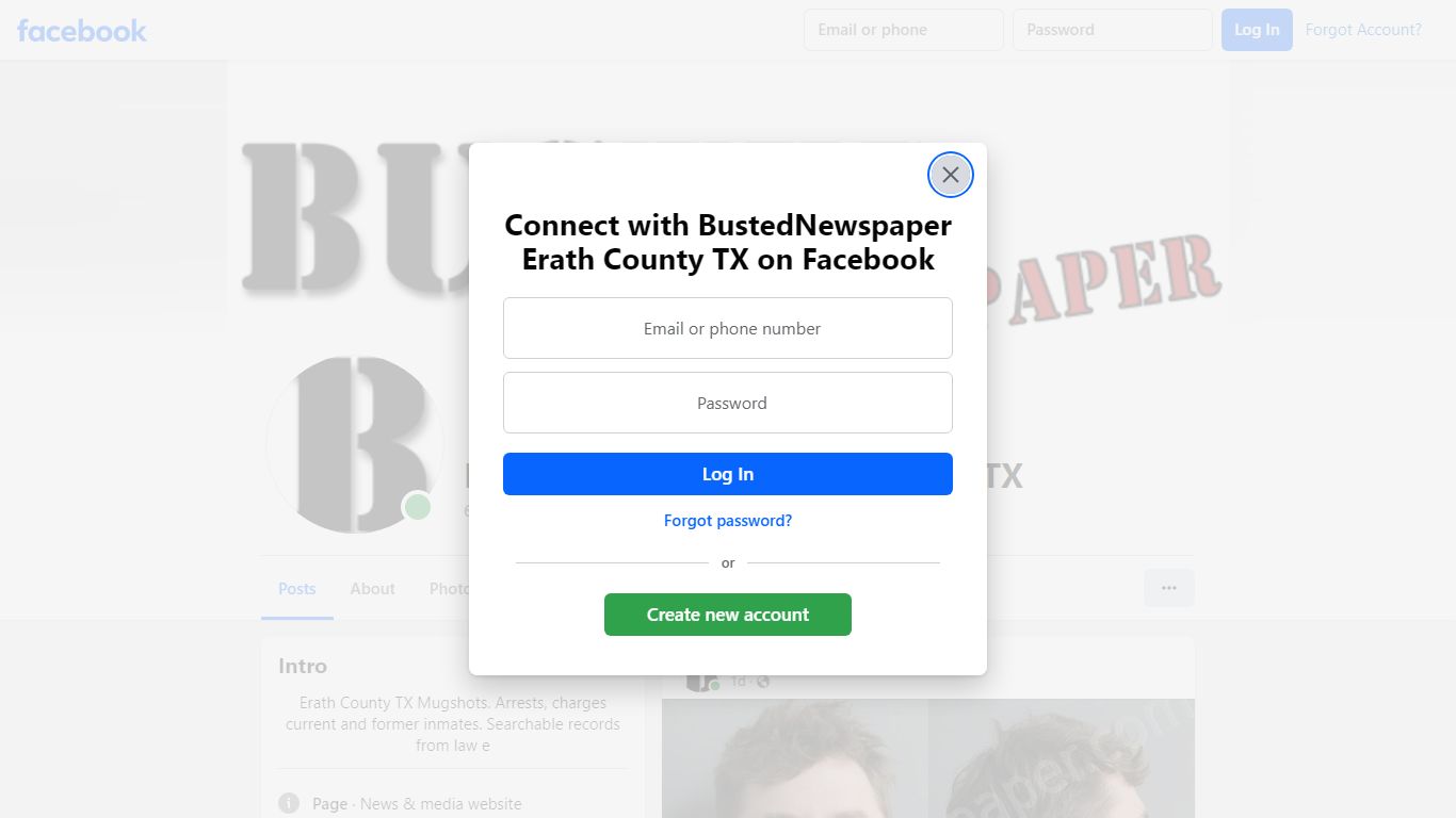 BustedNewspaper Erath County TX - Facebook